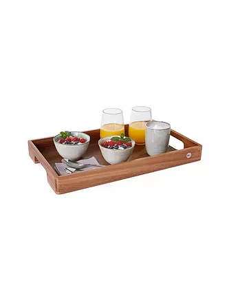 AD HOC | Serviertablett SERVE 50x30cm Akazie / Walnuss | 